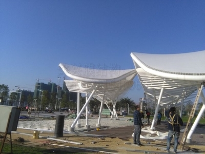 珠海金山公園膜結(jié)構(gòu) 從設(shè)計到施工的完整移交